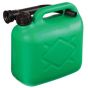 MAX 5L Plastic Petrol Cans UN compliant green fuel can with spout for refuelling | CMT Group