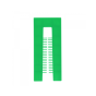 2mm 50x100mm Standard Horseshoe Packing Shims Green - Pack of 200