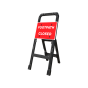 RA1 Plastic Quick Fit Frame & Sign - 600x450mm Rectangle - Footpath Closed