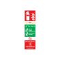 Site Safety Fire Extinguisher Sign | Foam Fire Extinguisher Sign with Instructions | CMT Group UK