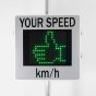 GR36CL Digital Speed Display Sign - Multicolour - Green/Yellow/Red