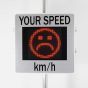 GR36CL Digital Speed Display Sign - Multicolour - Green/Yellow/Red