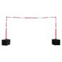 GS6 Goalpost Kit - Telescopic Crossbar - Ballast Block Base| CMT Group UK