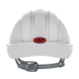JSP EVO3 Slip Ratchet Safety Helmet Mid Peak -  White