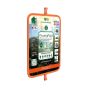 Green Rhino EnviroPad 5.0 M15 Medium 900x690mm spill mat front view with orange surround | CMT Group UK