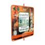Green Rhino EnviroPad 5.0 XL50 X Large 1370x1370mm square spill mat front view with orange surround | CMT Group UK
