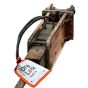 DripLock Hose Cap fitted to hydraulic hoses on heavy plant excavator attachment in site use | CMT Group UK
