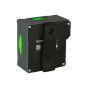 Dustlight Mini rear view showing Klick Fast mounting recess four-pin magnetic USB charging port and CE UKCA label | CMT Group UK