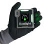 Dustlight Mini wearable dust detector front view 1.54 inch LCD colour display showing 84 reading green safe level | CMT Group UK