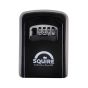 Squire combination key safe front view showing 4-wheel dial and Squire Lockmakers branding | CMT Group UK
