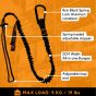 Polyester Bungee Tool Lanyard 9kg details| CMT Group UK