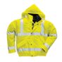 Hi Vis Breathable Bomber Jacket Yellow