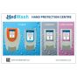 MedWash Hand Protection Centre four-dispenser skin safety station front view showing Clean Protect Moisturise layout | CMT Group UK