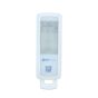 MedWash 750ml white lockable dispenser front view showing cartridge window | CMT Group UK