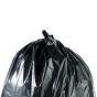 Medium Duty Black Bin Liners90L - 15kg Leak-Proof LDPE - Pack of 200 sack close-up view | CMT Group