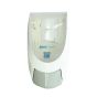 MedWash 1 litre white lockable dispenser front view showing cartridge window | CMT Group UK