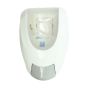 MedWash 2 litre white lockable dispenser front view showing cartridge window | CMT Group UK