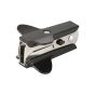 Claw staple remover black ergonomic grip safety lock engaged closed position side view | CMT Group UK