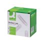 Q-Connect Paperclips Plain Round 32mm Pack of 1000 green and white product box with barcode KF01315 | CMT Group UK