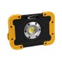 Rechargeable COB LED work light 10W magnetic mount three-quarter front view showing compact form factor | CMT Group UK