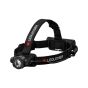 Ledlenser H7R Core rechargeable head torch black body with headband| CMT Group UK