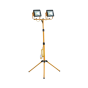 LED Twin Head Tripod Light IP44 - 110v - 2 x 20w
