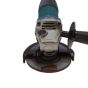 Makita 115mm angle grinder 110V disc face-on view showing 115mm grinding wheel and bore | CMT Group UK