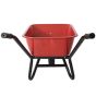 MAXBarrow 100L contractor wheelbarrow with galvanised steel pan - One-piece 32mm tubular steel frame | CMT Group