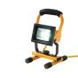 MAX 110V portable LED work light yellow frame tilt-adjustable head and 3m cable full view | CMT Group UK