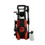 MAX 165 bar industrial pressure washer 2200W red and black full unit with foam cannon front view | CMT Group UK