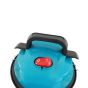 MAX wet and dry vacuum cleaner motor housing close-up red on/off rocker switch and carry handle | CMT Group UK