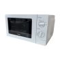Site canteen microwave oven 700W white closed front right view showing control panel | CMT Group UK