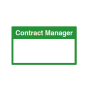 Site Sign - 3mm Correx - 210x297mm A4 - Contract Manager