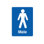 Safety Sign - 6mm Correx - 594x841mm - Male