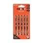 MAXTEC HCS Jigsaw Blade 100mm 6 TPI - Soft Wood Fast Cut - Pack of 5 | MX-101D | CMT Group UK