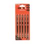 MAXTEC HSS M2 Jigsaw Blade 130mm 12 TPI - Long Reach Metal Cutting - Pack of 5 | MX-318B | CMT Group UK