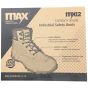 MAX MX12 Pro Comfort+ Safety Boot composite toe protection close-up | CMT Group