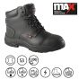 MAX MX15 Scuff Pro Comfort+ Gel Insole Safety Boot – S3 HRO SRC Steel Toe – Anti bacterial – Black - standards | CMT Group