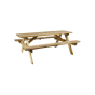Wooden Rectangular Picnic Bench 180x128x69cm - 8 Seater