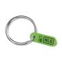NLG tether ring 25mm anti-corrosion metal ring with NLG ID tag front view | CMT Group UK