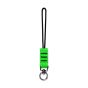 NLG 360 D-Ring loop green webbing black contrast stitching rotating D ring front view | CMT Group UK