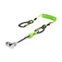 Coil tool lanyard in use tethering ratchet spanner from NLG adjustable wristband showing full working system | CMT Group UK