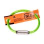 NLG tether loop 3kg aircraft-grade steel green PU sleeve with orange NLG ID tag front view | CMT Group UK