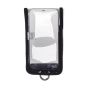 NLG phone case front view touch sensitive clear screen panel D-ring at base and NLG label | CMT Group UK