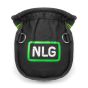 NLG Aero Pouch 5kg self-closing valve fixings pouch black green front view | CMT Group UK