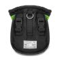 NLG Aero Pouch rear view Quick Connect buckles rear D-ring UKCA CE label detail | CMT Group UK