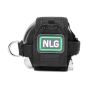 NLG tape measure tether with yellow tape blade extended showing full tape function retained | CMT Group UK