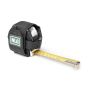 NLG tape measure tether angled view showing velcro flap closure system fitted to tape measure | CMT Group UK