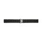 NLG superlight safety tool belt black 30kg triple-action buckle flat layout showing webbing and NLG badge | CMT Group UK