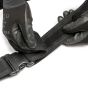 NLG superlight safety tool belt close-up showing inside Velcro adjustment being operated with gloves | CMT Group UK